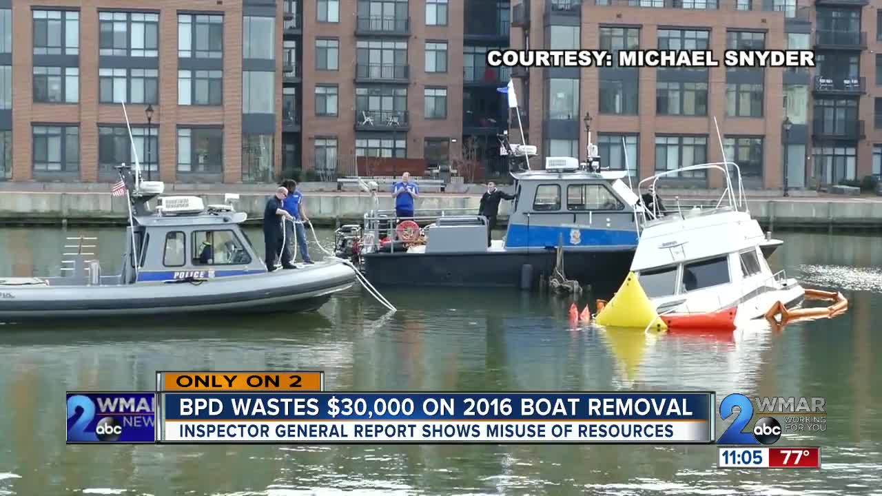 BPD wastes $30,000 on 2016 boat removal