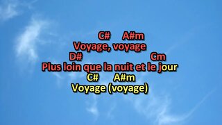 Desireless voyage,voyage karaoke playback