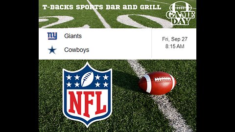 T-Backs Sports Bar and Grill Sports Schedule and Chicken Fajitas special for Friday Sept 27, 2024