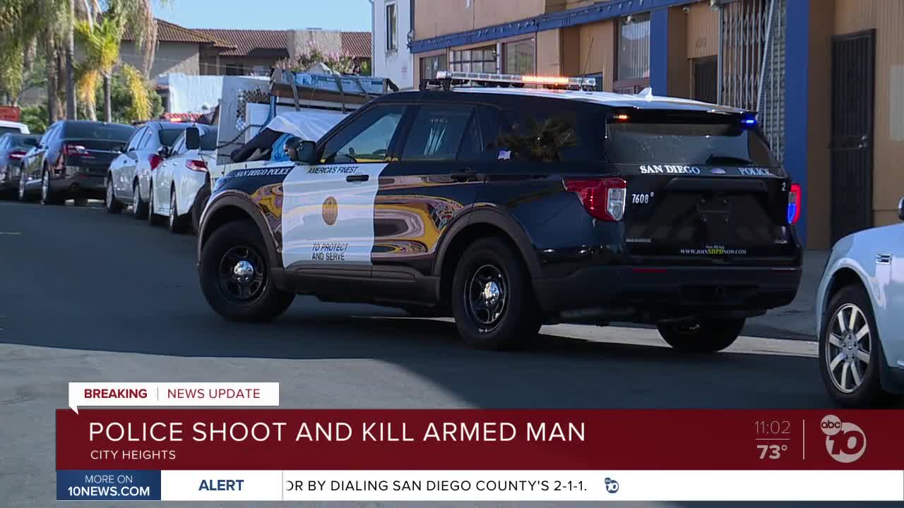 Police shoot and kill armed man