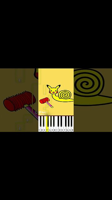BanBan turning into creepy creatures (@damnseconds) - Octave Piano Tutorial