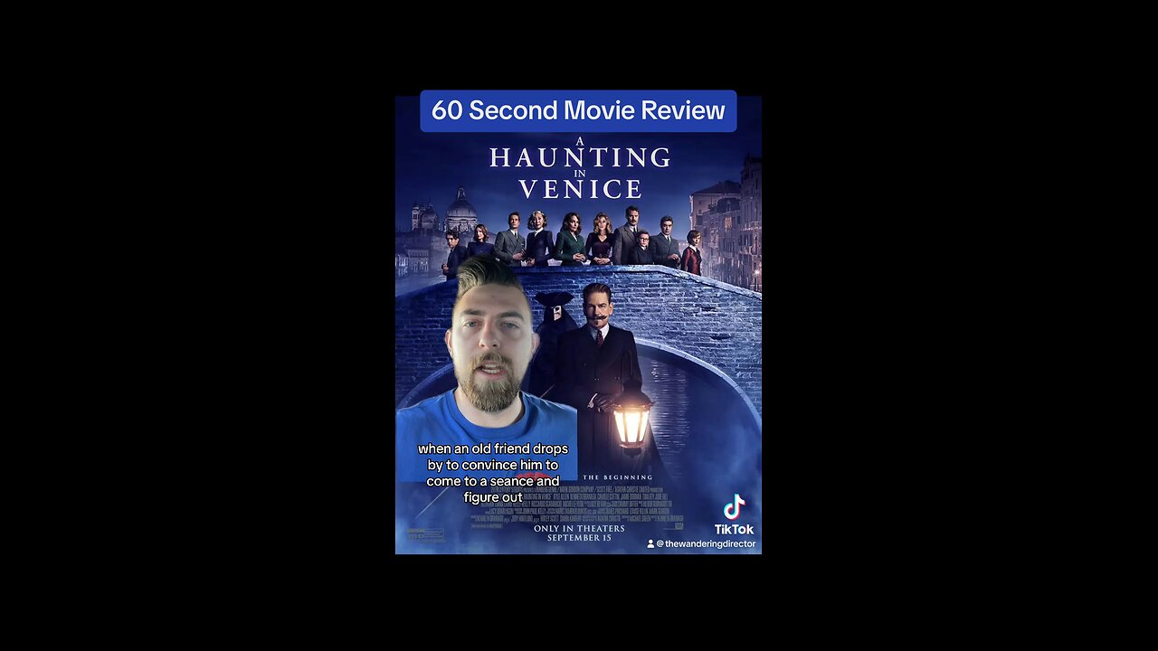 A HAUNTING IN VENICE | 60 Second Movie Review