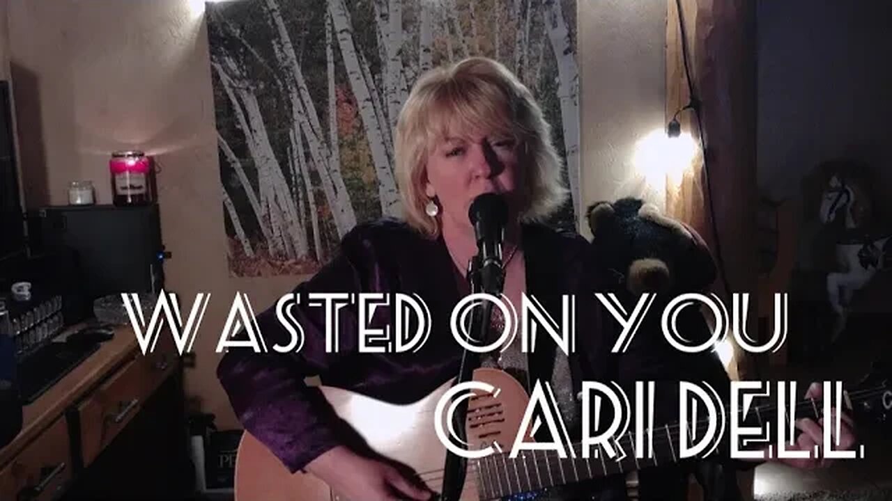 Wasted On You- Morgan Wallen live guitar & vocal cover by Cari Dell (Female cover)