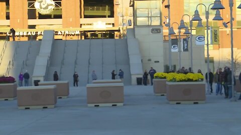 Voting happening at Tailgate Village at Lambeau