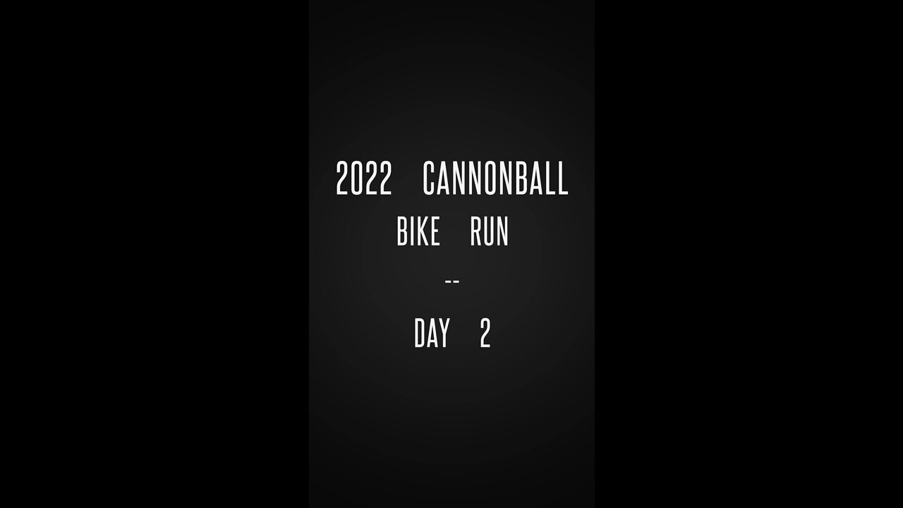 2022 Cannonball Bike Run Day 2
