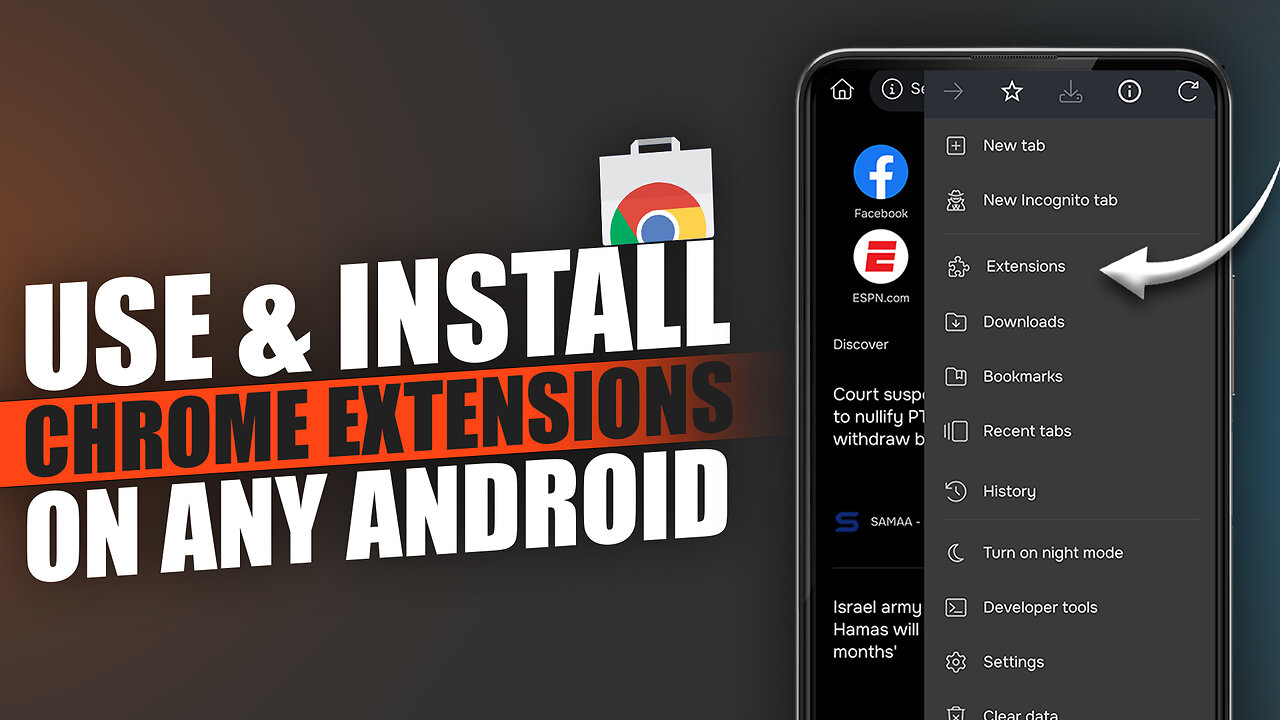 How To install & Use Google Chrome Extensions On Any Android Mobile