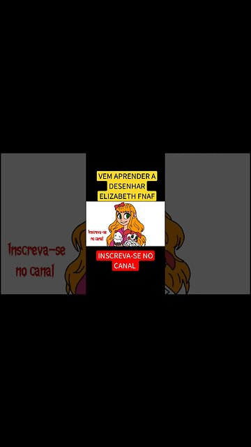 COMO DESENHAR ELIZABETH FNAF #desenho #desenhofacil #shorts #shorts #fnaf