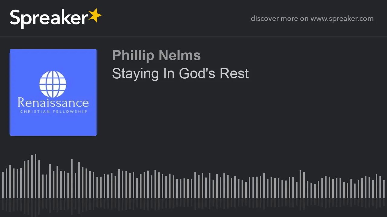 Staying In God's Rest