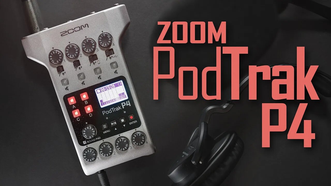 ZOOM PodTrak P4 Podcast Recorder Review