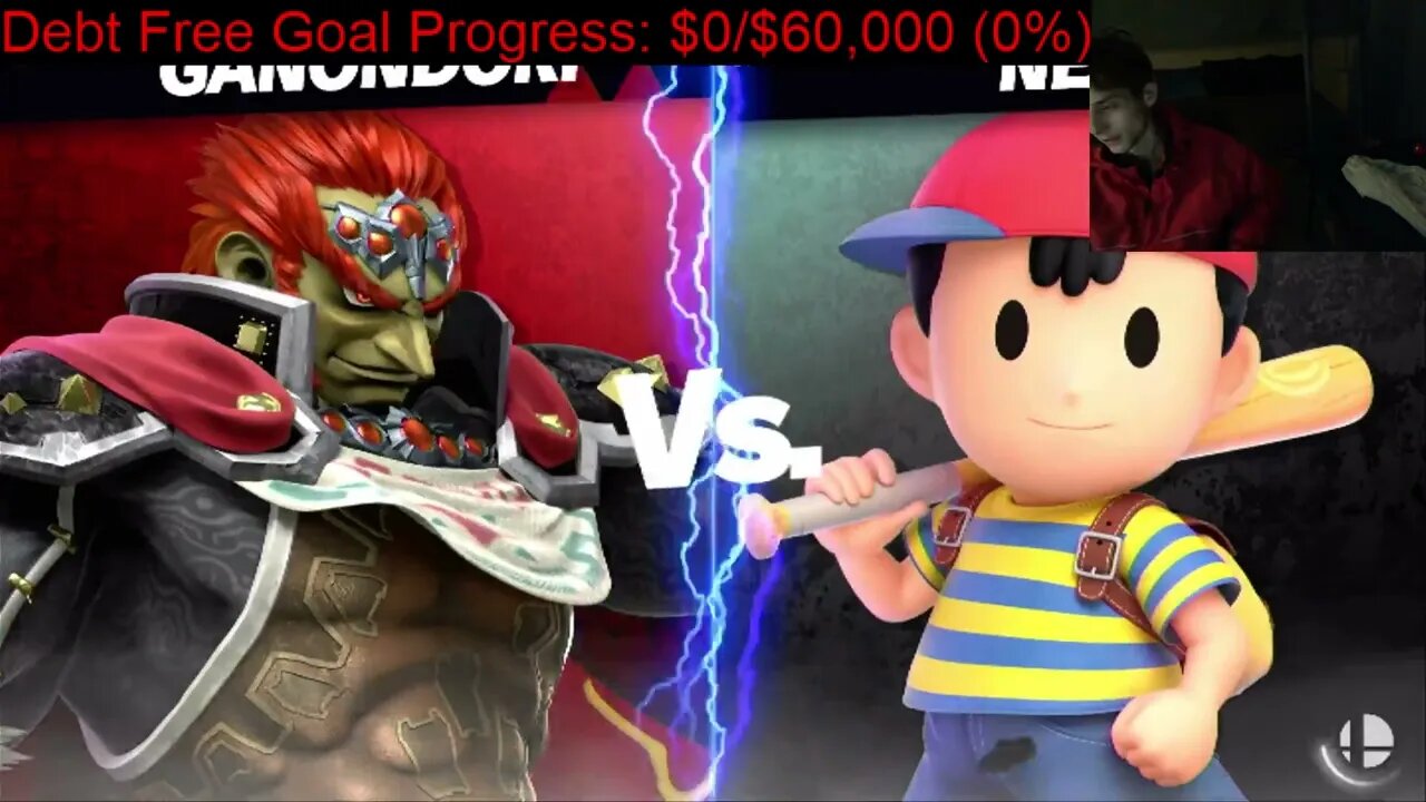 Ganondorf VS Ness On The Hardest Difficulty In A Super Smash Bros Ultimate Match