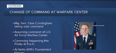 Change of command at U.S. Air Force Warfare Center