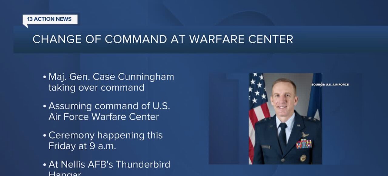 Change of command at U.S. Air Force Warfare Center