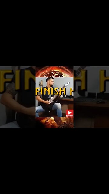 Mortal Kombat Theme Guitar #shorts