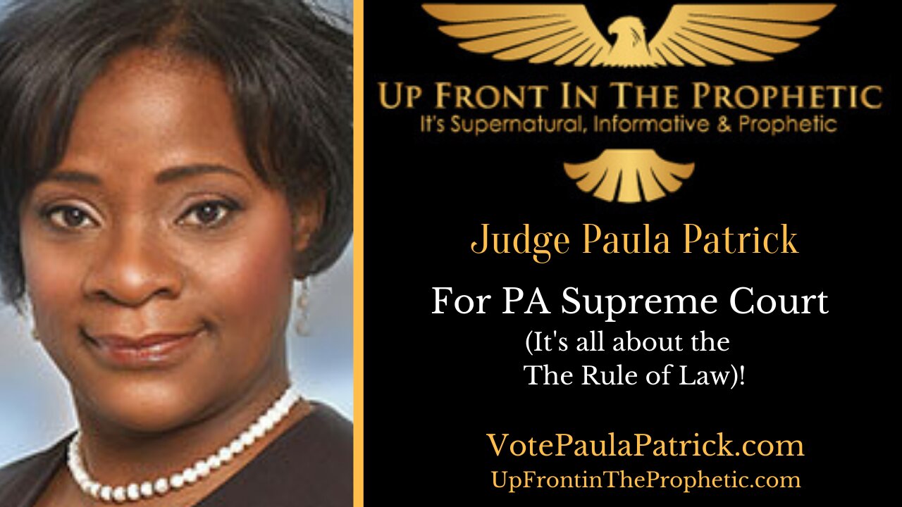 Judge Paula Patrick ~ It's ALL About The Rule of Law!