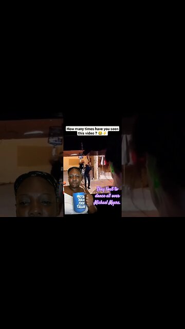 Michael Myers stalk dancing victims. #blackyoutube #commentary#comedy#short