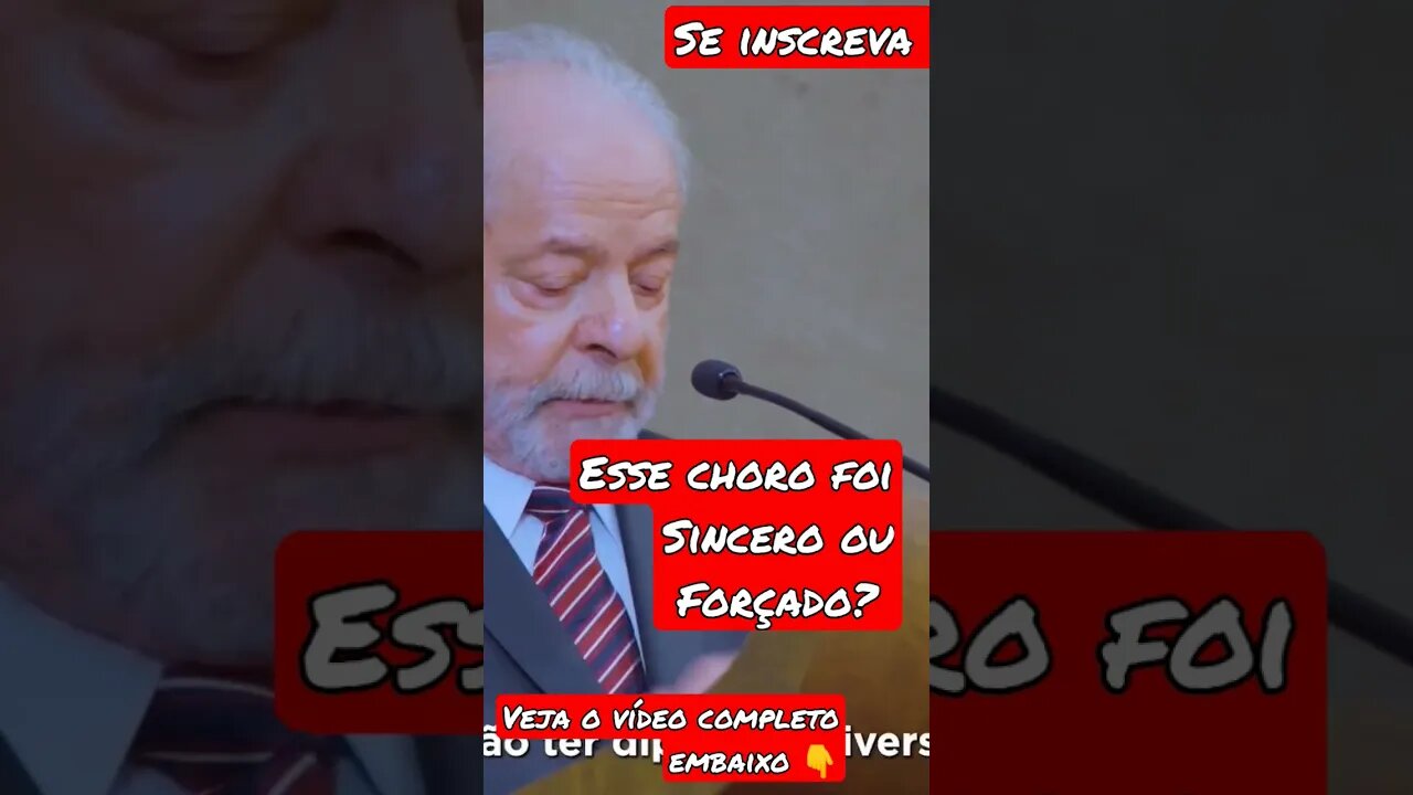 Lula se emociona ao receber diploma... #shorts