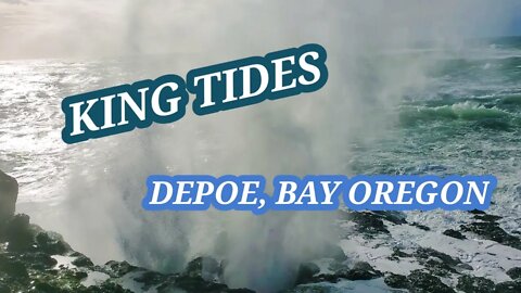 Filipina in USA/ KING TIDES AT DEPOE, BAY OREGON🌊 NOVEMBER,2021 Using my Galaxy Note 10+