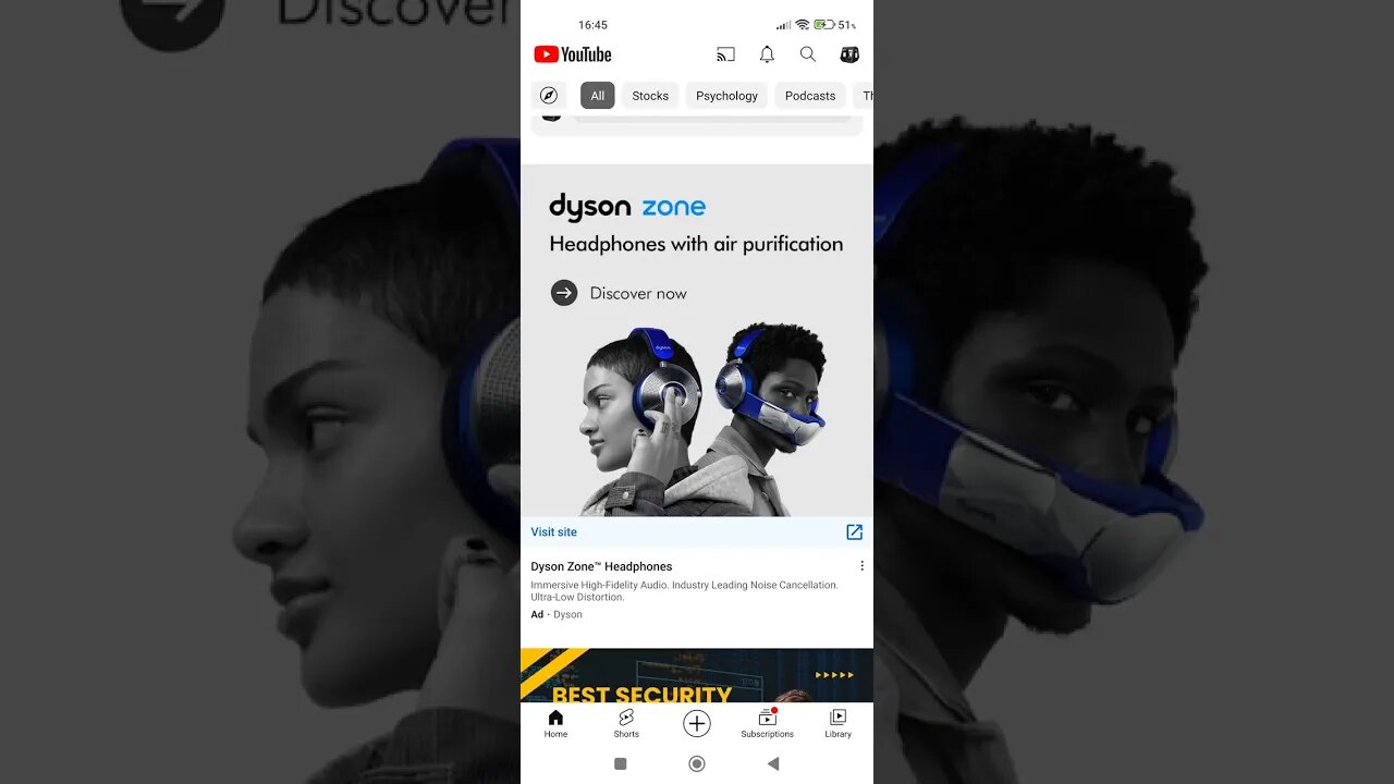 Dyson protect you? against the next push out