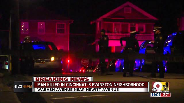 Man fatally shot in Cincinnati's Evanston neighborhood