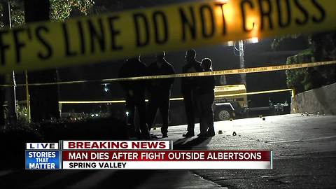 Fight near Spring Valley grocery store leaves man dead