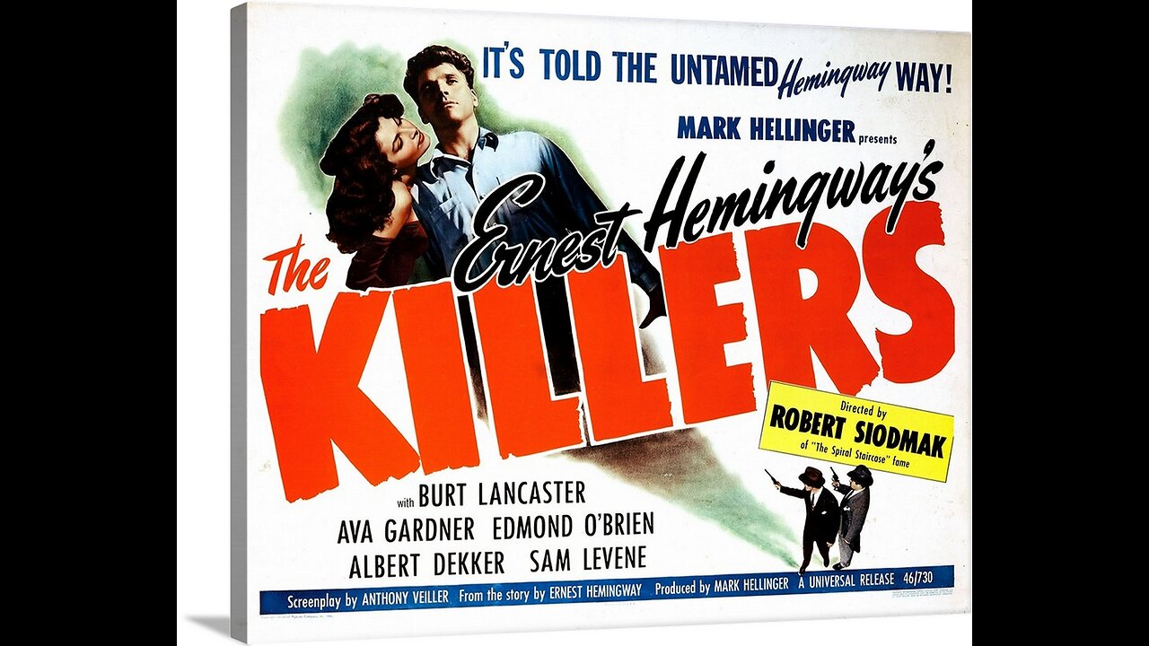 The Killers 1946 colorized (Burt Lancaster, Ava Gardner)