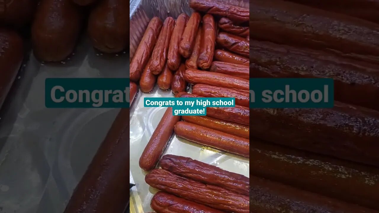 When you homeschool, you have to make the graduation ceremony/party yourself. We made a bbq!