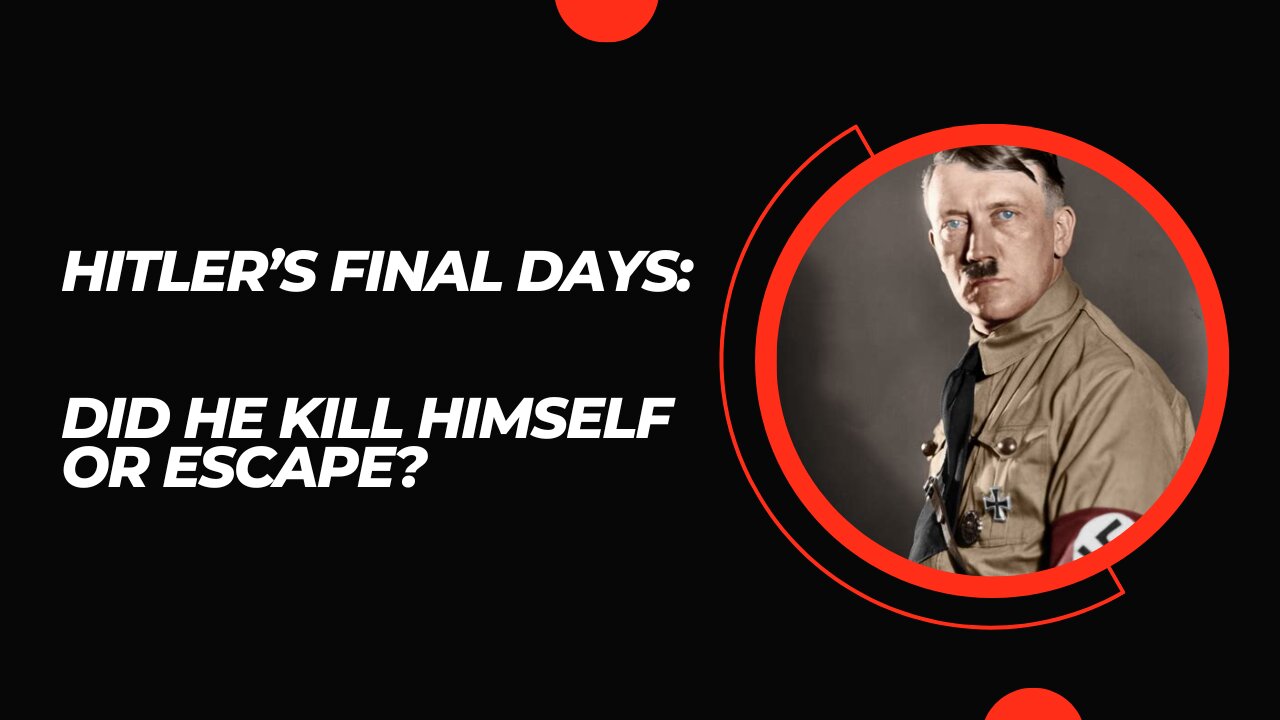 Hitler's Final Days Did He Kill Himself? or Escape?