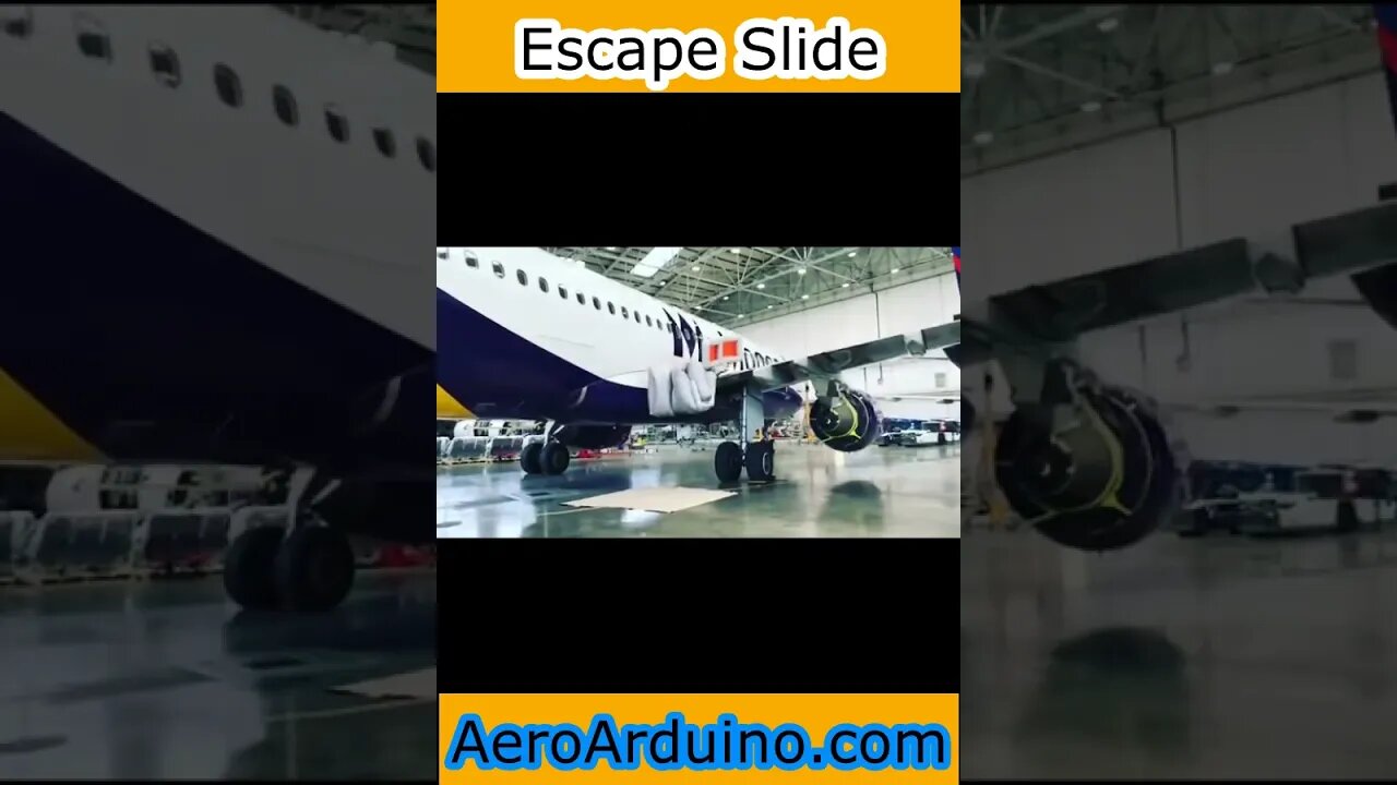 How Monarch A321 Escape Slide Shoot #Flyinng #Aviation #AeroArduino