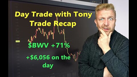 Day Trade With Tony, Trade Recap $AUST, $CYN, $SOPA & $BWV +$6,056 Green Day.