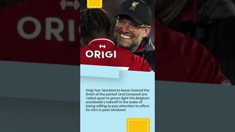 Liverpool star tells club he 'needs to stop this late spring' #shorts