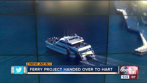 HART takes over Hillsborough ferry expansion project after surprising commissioner decision