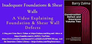 Inadequate Foundations & Shear Walls