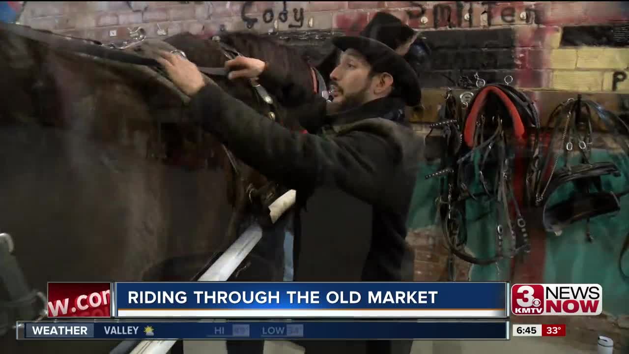 Riding Through The Old Market