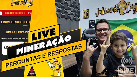 📽️ LIVE! BATE PAPO E TIRA DÚVIDAS DA MINERAÇÃO - MERCADO REAGINDO? E A RENTABILIDADE?