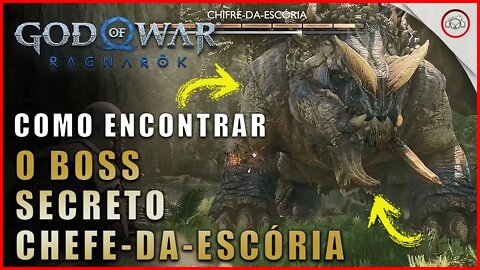 God of war Ragnarok, Como encontrar o Boss secreto Chefe-da-Escória | Super dica