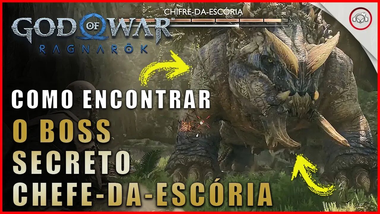 God of war Ragnarok, Como encontrar o Boss secreto Chefe-da-Escória | Super dica