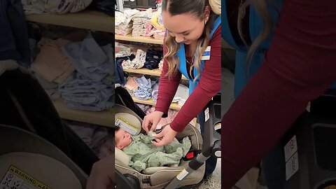 Walmart Employee Thinks REBORN Baby is real!