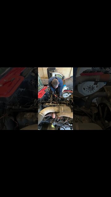 Fixing the valve cover leak on this 84 Mack R688ST ￼ #mechanic #mack #