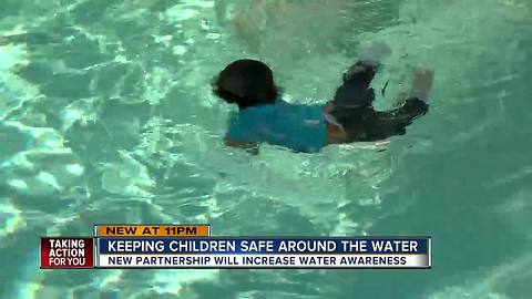 Children get free swim lessons for every home sold by local real estate company