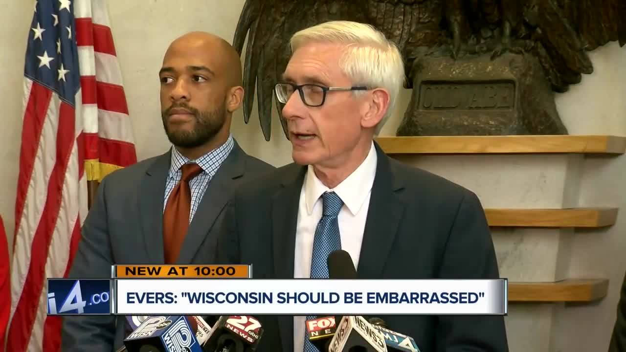 'Wisconsin should be embarrassed by this': Evers will ask Walker to veto lame-duck legislation