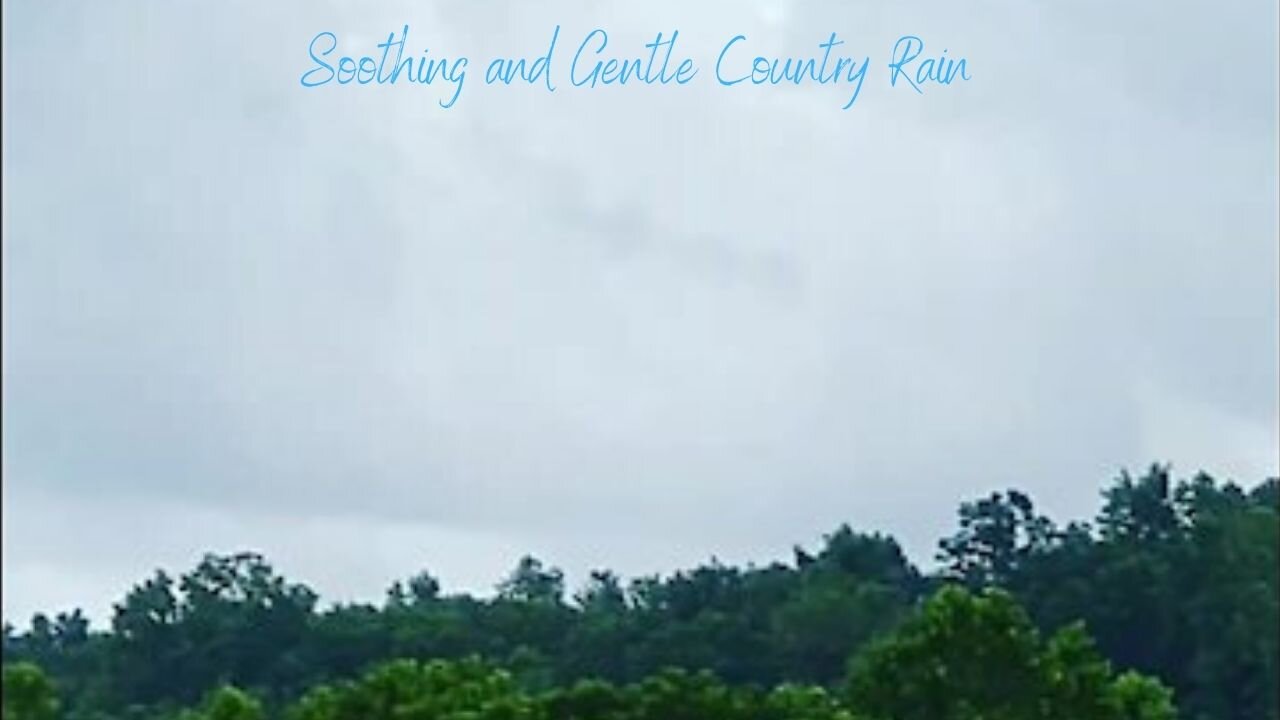 Soothing and Gentle Country Rain