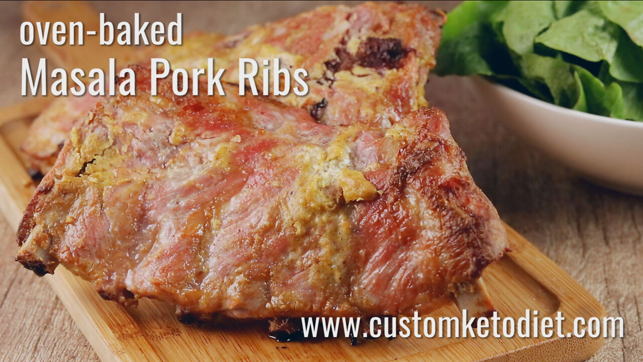 Oven-Baked Masala Pork Ribs