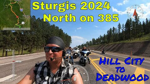 Sturgis Hill City to Deadwood Motorcycle Ride