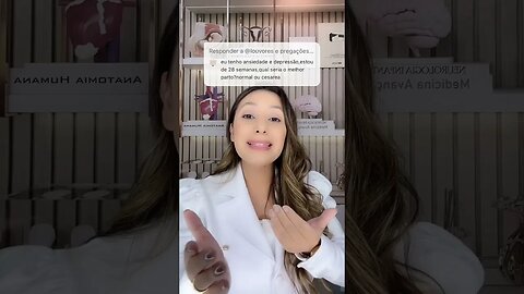 Qual o melhor parto no caso de ansiedade depressão?