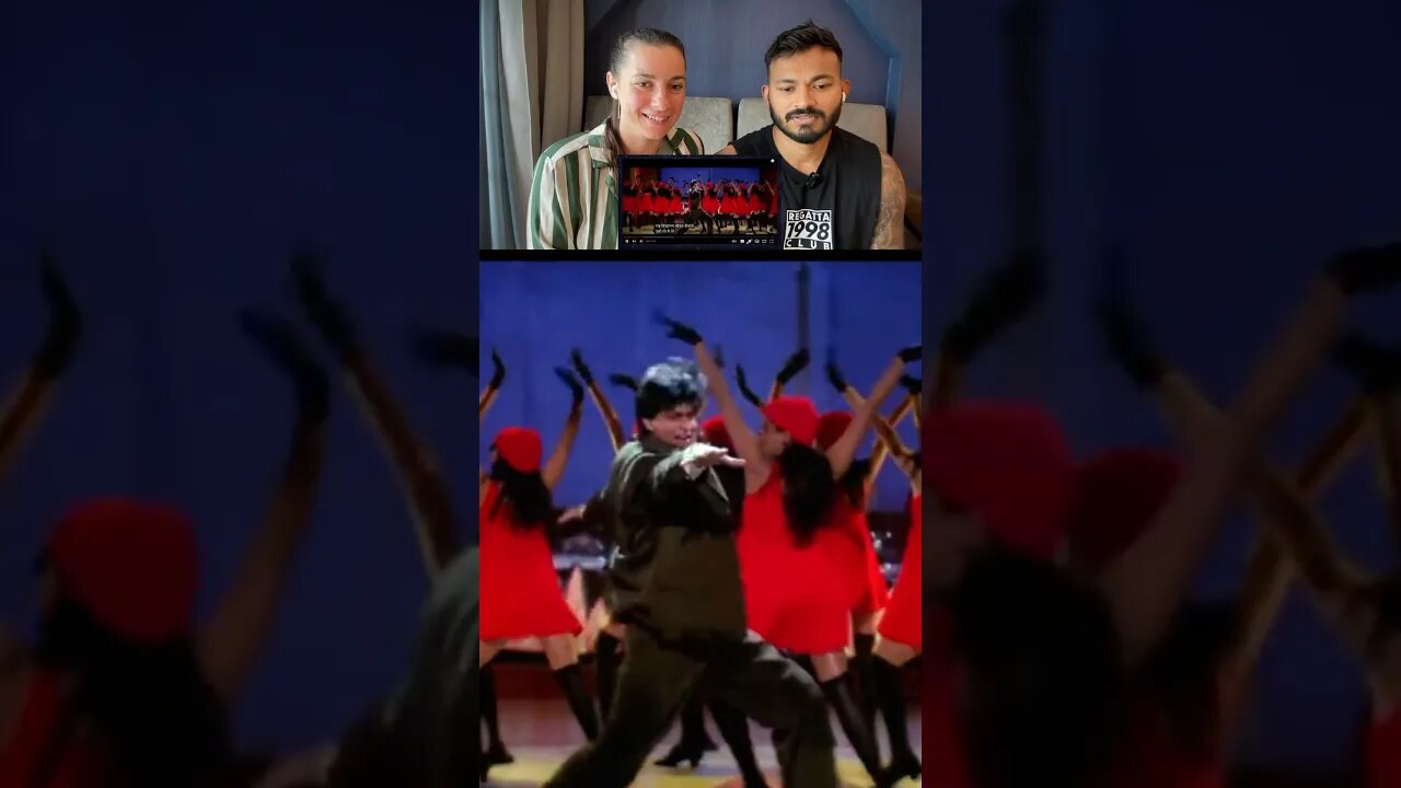 Who else loves this song ?! #srk #bollywoodreaction #indianactor