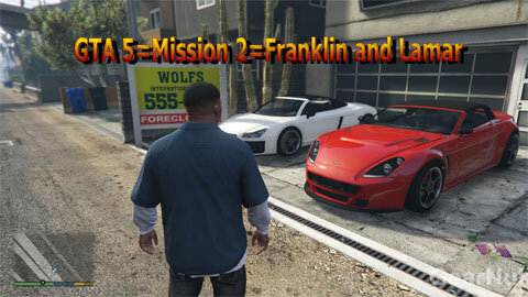 GTA 5 Mission 2 Franklin and Lamar Game play Game over pk