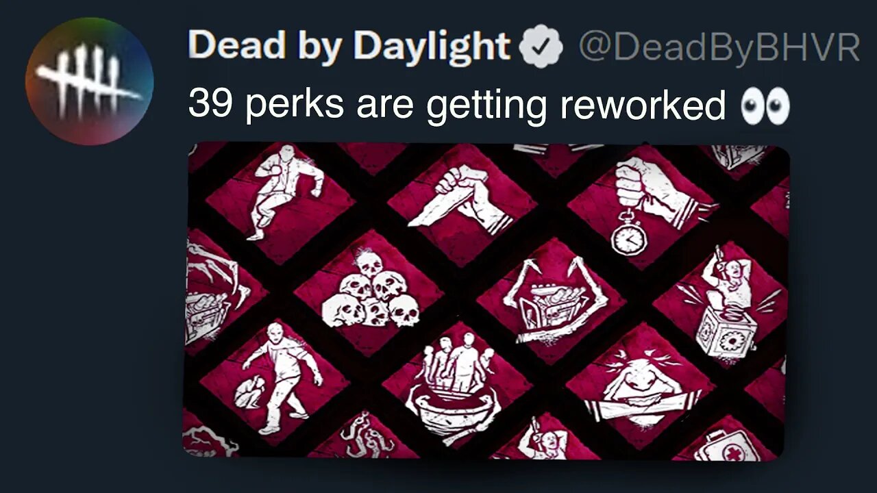 Dead by Daylight Perks are getting a MASSIVE OVERHAUL