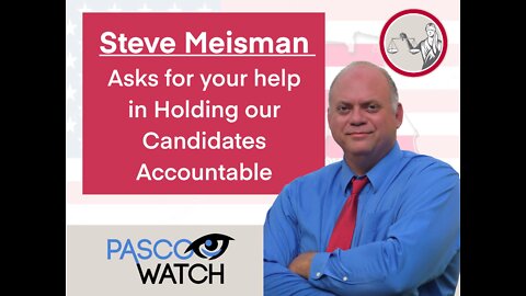 Pasco Watch Steve Meisman Donation Video with Link 092622