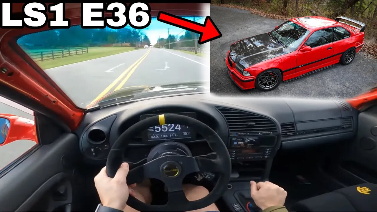 POV Drive in a 450HP LS Swap E36 M3!