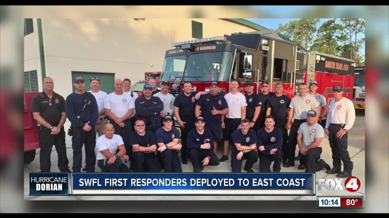 Lee County Strike Team deployed to Miami for hurricane relief